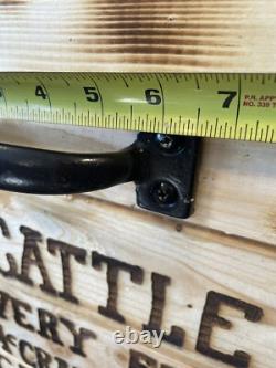 42L X 21H Lonesome Dove Handmade Rustic Engraved Sealed Extra Large