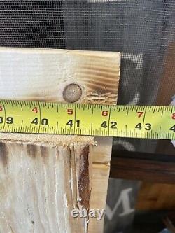 42L X 24 H Lonesome Dove Handmade Rustic Engraved Sealed Extra Large