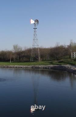 4 Ft Tall Hand Made in the USA! Aluminum Garden Windmill, Wind Wheel 4 Ft Tall Hand Made in the USA! Aluminum Garden Windmill, Wind Wheel