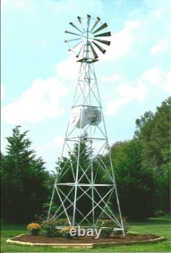 4 Ft Tall Hand Made in the USA! Aluminum Garden Windmill, Wind Wheel 4 Ft Tall Hand Made in the USA! Aluminum Garden Windmill, Wind Wheel