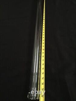 58inch Straight 44mm Thick Water Pipe Bong Clear