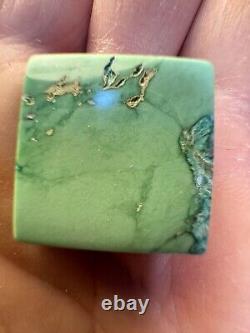 5.9 grams Iron Mask Natural Hard Turquoise Cabochon! RARE! New Mexico