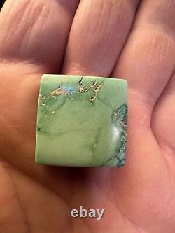 5.9 grams Iron Mask Natural Hard Turquoise Cabochon! RARE! New Mexico