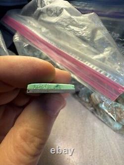 5.9 grams Iron Mask Natural Hard Turquoise Cabochon! RARE! New Mexico