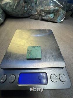 5.9 grams Iron Mask Natural Hard Turquoise Cabochon! RARE! New Mexico