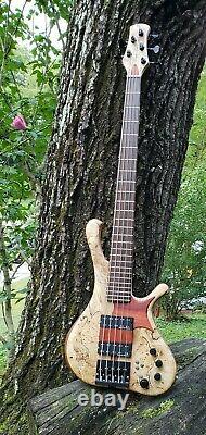 5 String bass Roger Morillo custom, Unique model hand made USA