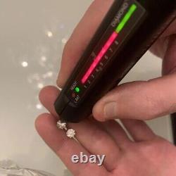 $7200 1.17 Carat Ct 2 Pc Diamond Stud Earrings Real Natural Round Solitaire 14k