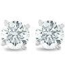 75ct Round Brilliant Natural Diamond Stud Earrings In 14k Gold Classic Setting
