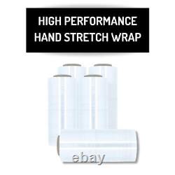 (8) Rolls Hand Stretch Wrap Film Banding 18 x 1500' 11.5 Micron USA MADE