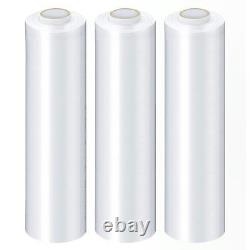 (8) Rolls Hand Stretch Wrap Film Banding 18 x 1500 FT Self Cling Roll USA MADE