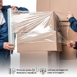 (8) Rolls Hand Stretch Wrap Film Banding 18 x 1500 FT Self Cling Roll USA MADE