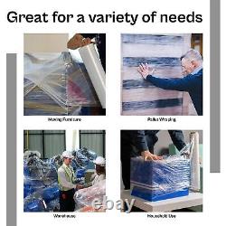 (8) Rolls Hand Stretch Wrap Film Banding 18 x 1500 FT Self Cling Roll USA MADE