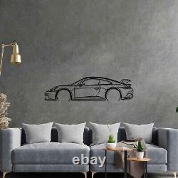 911 992 GT3 Detailed Acrylic Silhouette Wall Art (Made In USA)