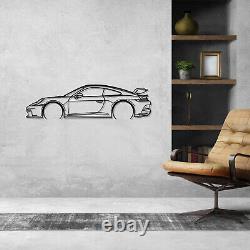 911 992 GT3 Detailed Acrylic Silhouette Wall Art (Made In USA)