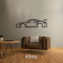 911 GT3 997 2007 Detailed Acrylic Silhouette Wall Art (Made In USA)