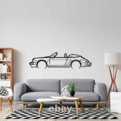 911 Speedster 1989 Acrylic Silhouette Wall Art (Made In USA)