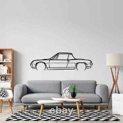 914 1970 Detailed Acrylic Silhouette Wall Art (Made In USA)