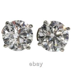 $9200 1.15 Carat Ct 2 Pc Diamond Stud Earrings Real Natural Round Solitaire 14k