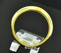 9999 24K Solid Yellow Gold bullion Band Ring Handmade in USA 6.5mm 20.00 grams