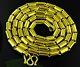9999 24k Yellow Gold Round Barrel Handmade Chain Necklace Usa 75.00 Grams