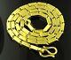 9999 24k Yellow Gold Baht Box Chain Necklace Handmade In Usa 46.00 Grams