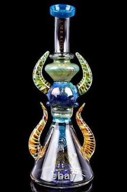 ALIEN Tattoo Glass 12 MONSTER BONG Glass Water Pipe THICK Bubbler Hookah USA