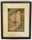 A. A. Blum Attributed Large Etching Circa 1930s In Original Frame Untitled