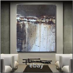 Abstract Painting Modern Canvas Wall Art Large, Framed, Signed, US ELOISExxx