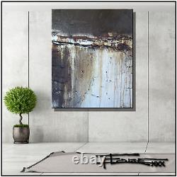 Abstract Painting Modern Canvas Wall Art Large, Framed, Signed, US ELOISExxx