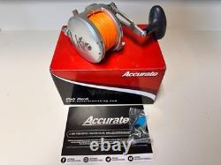 Accurate Valiant 2 800N Lever Drag 2 Speed Reel Right Hand MADE IN USA NEW