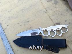 Ak Cutlery Custom Handmade Stainless Steel Hunting Knife Handle Made By Brass