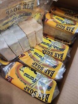 Amish Farm Bar Soap Bulk Lot 17 Packs 85 Huge Bars 5oz Each Made In USA In Hand