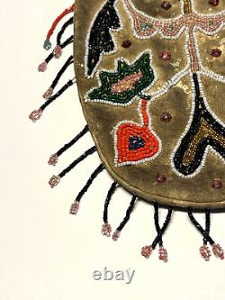 Antique Native American Indian Beaded Medicine Bag 1880's -1920's