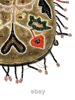 Antique Native American Indian Beaded Medicine Bag 1880's -1920's