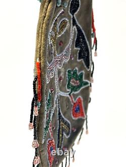 Antique Native American Indian Beaded Medicine Bag 1880's -1920's