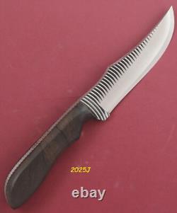 Anza Hand Made High Carbon Steel Fixed Blade Bocote Wood Handle Made In U. S. A