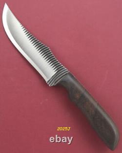Anza Hand Made High Carbon Steel Fixed Blade Bocote Wood Handle Made In U. S. A