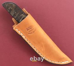 Anza Hand Made High Carbon Steel Fixed Blade Sheep Horn/Reconstituted Turquoise