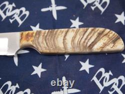 Anza Knives USA Ram Horn EDC Bastard File Knife