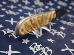 Anza Knives USA Ram Horn EDC Bastard File Knife