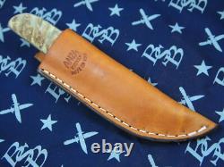 Anza Knives USA Ram Horn EDC Bastard File Knife