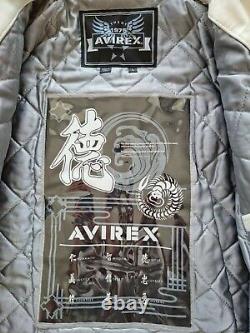 Avirex Grand Master 75 Leather Jacket Large Extremely Rare & Exclusive