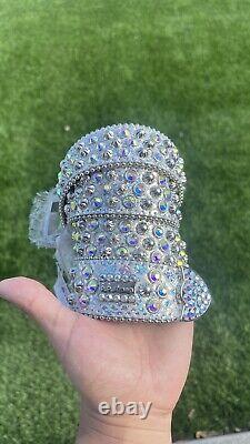 BB Simon Belt 2617 Lavasan AB Silver 100% Authentic Size 28 44