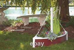 BOAT PLANTER Nautical Flower Box 100% Recycled Poly in 14 Colors Amish USA