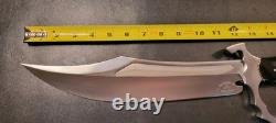 Badass Blades Custom 18.0 D2 Steel Hunting Bowie Knife Antler Handle- BA730