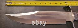 Badass Blades Handmade 18.0 D2 Steel Hunting Knife Exotic Wood Handle- BA727