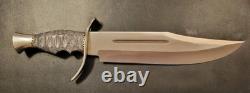 Badass Blades Handmade 18.0 D2 Steel Hunting Knife Exotic Wood Handle- BA727