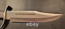 Badass Blades Handmade 18.0 D2 Steel Hunting Knife Exotic Wood Handle- BA727