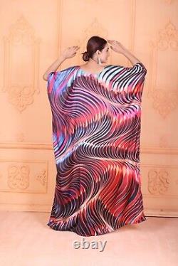Beach Wear Silk kaftan Full length caftan dress beautiful designer silk dress