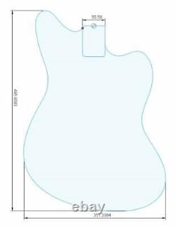 Beautiful Pre-Cut Guitar Bodies- #Model C-JC Hand Made In USA